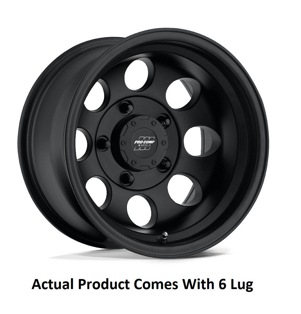 Wheel Pros Wheel, PA69 Vintage, 15 Inch Diameter X 8 Inch Width, 6 X 139.7 Millimeter/ 6 X 5.50 Inch Bolt Pattern – PXA7069-5883