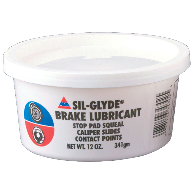 Ags Brake Parts Lubricant, Sil-Glyde ®, Silicone Based Lubricant Used for the Entire Brake Assembly, 12 Ounce Tub, Single – BK-12