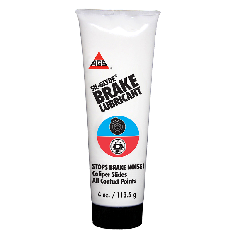 Ags Brake Parts Lubricant, Sil-Glyde ®, Use to Lubricate Entire Brake Assembly, Silicone, 4 Ounce Tube, Single – BK-4