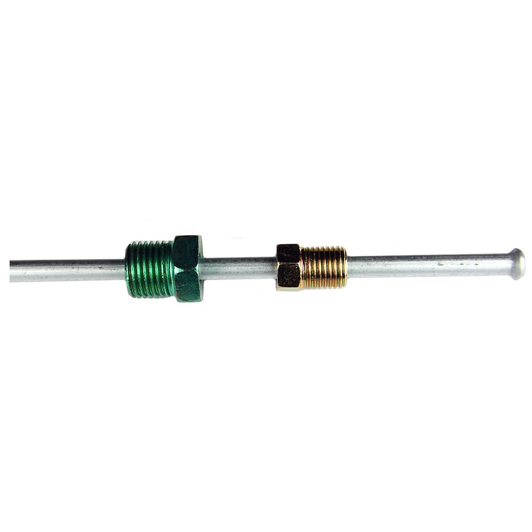 Ags Brake Line Fitting, Adapt 5/16 Inch Port to Standard 3/16 Inch Brake System, Steel, Green, Single – BLA-G360