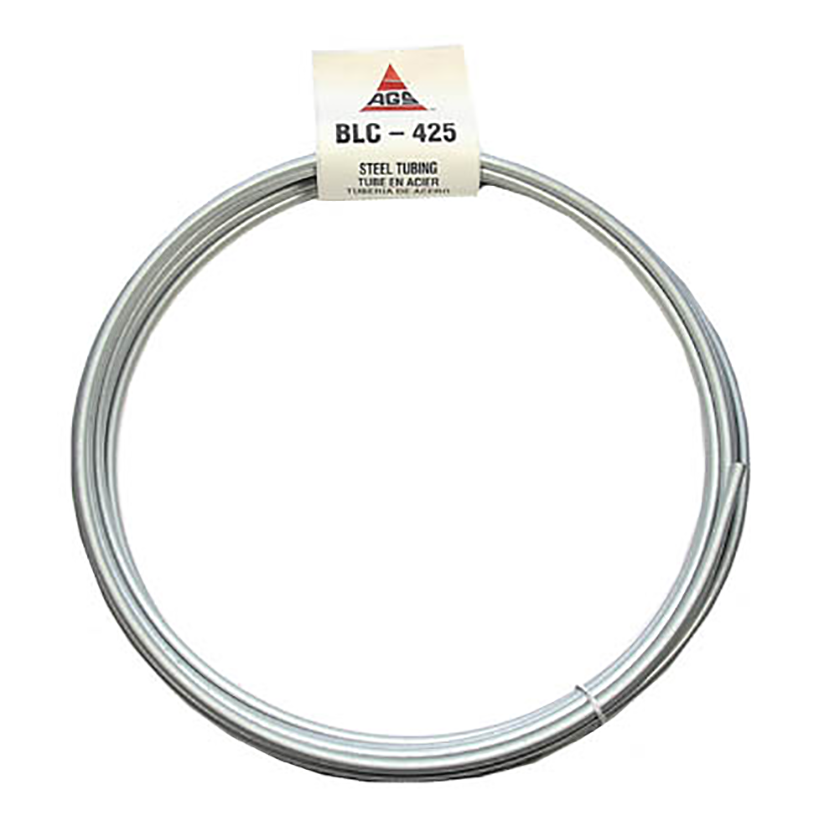 Ags Brake Line, Coil, 1/4 Inch Diameter, 25 Foot Length, For Domestic European Japanese British Vehicles, Single – BLC-425