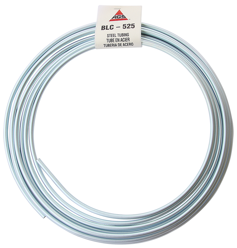 Ags Fuel Line, Coil, 25 Foot Length, 5/16 Inch Diameter, Steel, Single, Also Used as Brake/ Transmission Line – BLC-525