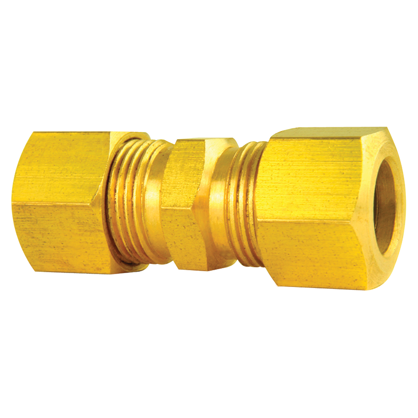 Ags Compression Fitting, 5/16 Inch Tube Size, Brass, 1 Fitting Per Card – CF-3