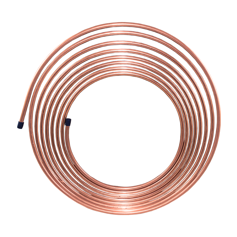 Ags Fuel Line, Coil, 25 Foot Length, 5/16 Inch Diameter, Nickel Copper Iron, Single, Also Used as Brake/ Transmission Line – CNC-525