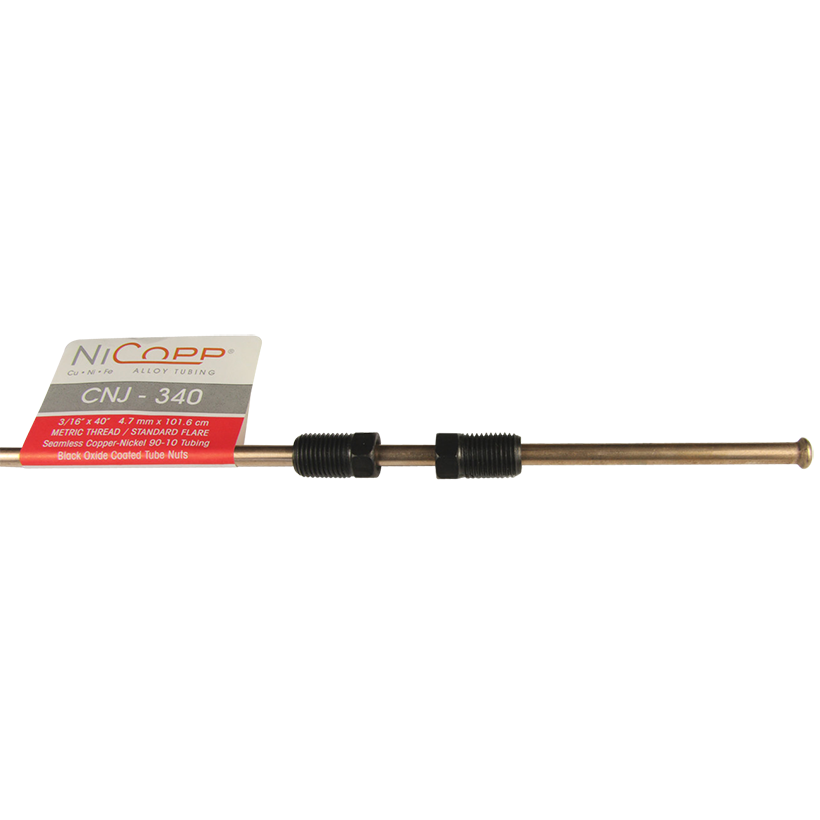 Ags Brake Line, Nicopp, Nickel Copper Iron, 3/16 Inch Outside Diameter, 40 Inch Length, For Japanese Vehicles, Single – CNJ-340
