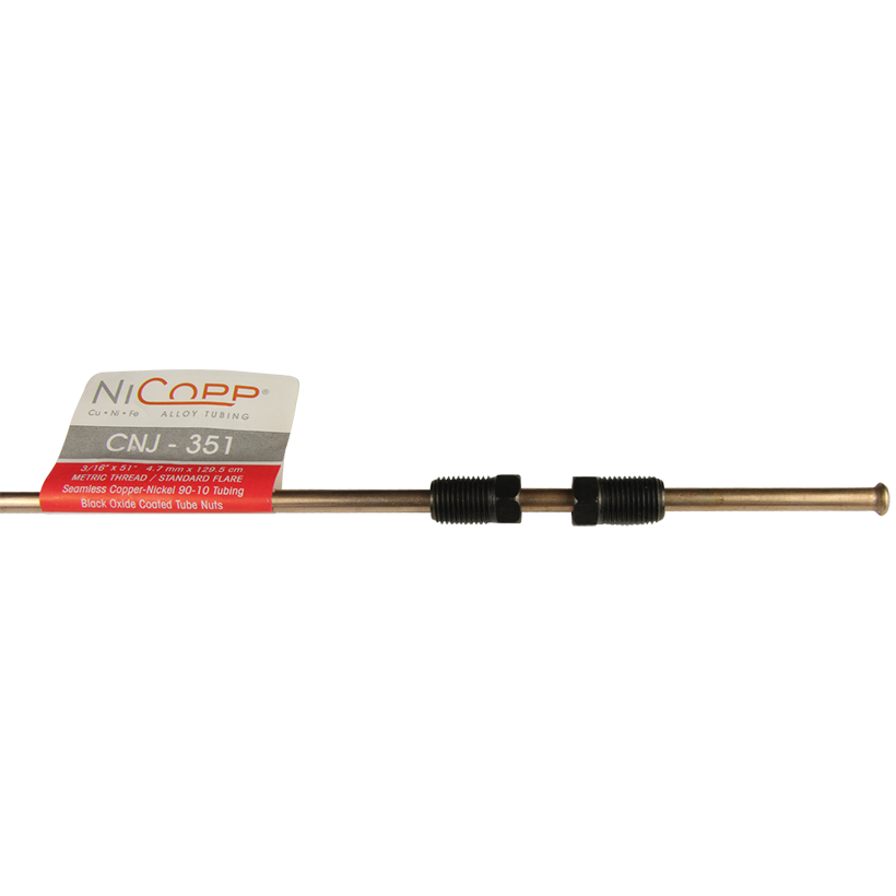 Ags Brake Line, Nicopp, Nickel Copper Iron, 3/16 Inch Outside Diameter, 51 Inch Length, For Japanese Vehicles, Single – CNJ-351