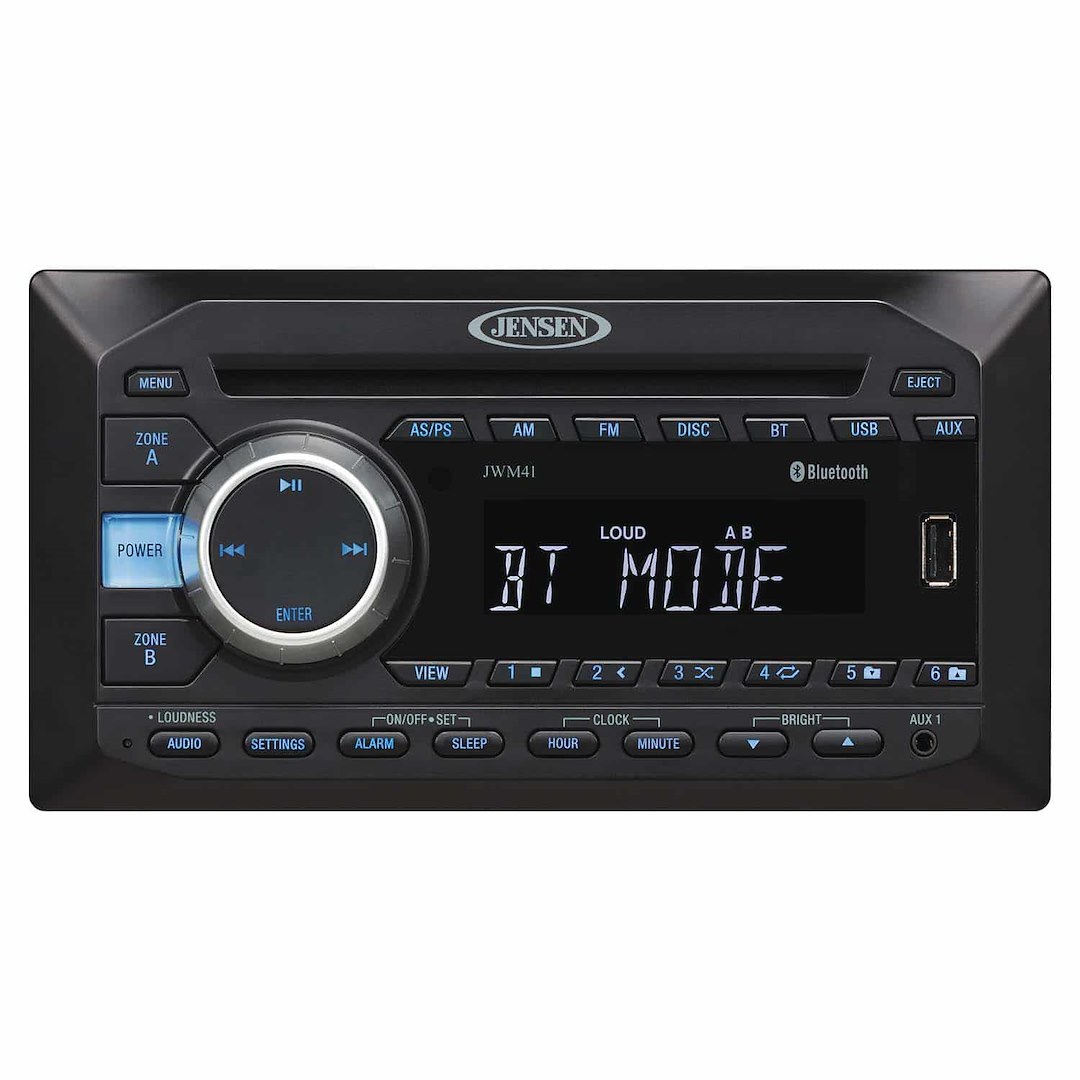 Asa Radio, Automotive, AM/ FM/ Bluetooth Ready with A2DP/AVRCP Streaming Audio, With CD/ CD-R/ CD-Rw Playback – JWM41