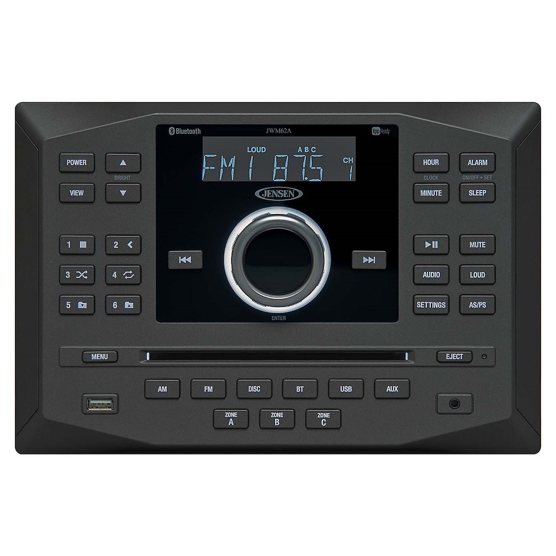 Asa Radio, Automotive, FM, With Bluetooth Functionality, Plays CD/ CD-R/ CD-Rw/ DVD/ Dvd+r/ DVD Rw/ DVD-R/ DVD-Rw/ MP3 – JWM62A