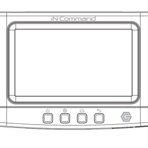 Asa Multi Function Display, IN-Command®, 4.3 Inch Display, Keypad/ Touchscreen Interface, 12 Volt DC Operating Voltage – NCSP35DC