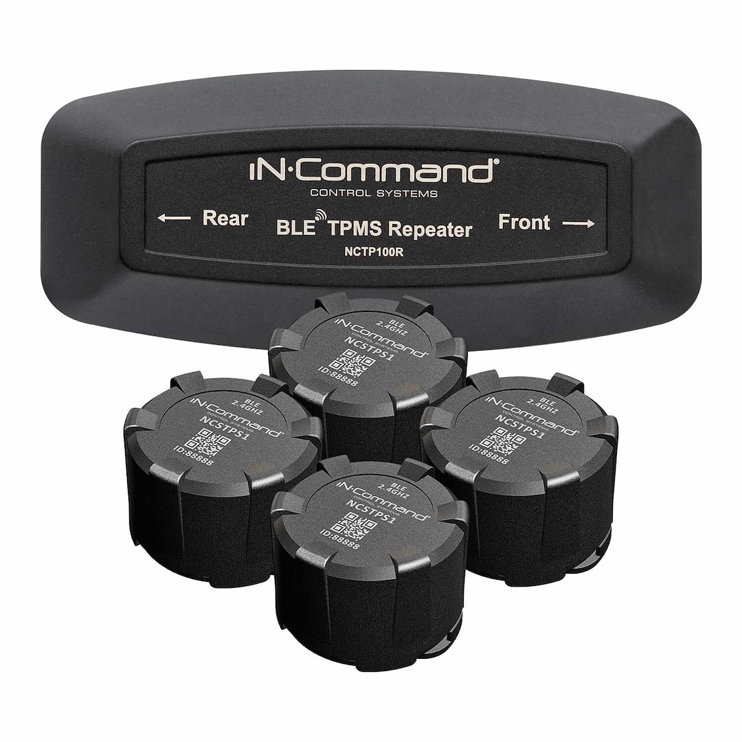 Asa Tire Pressure Monitoring System – TPMS, IN-Command®, Universal, 4 Sensor, App Ready Display, With Visual Alerts – NCTP100