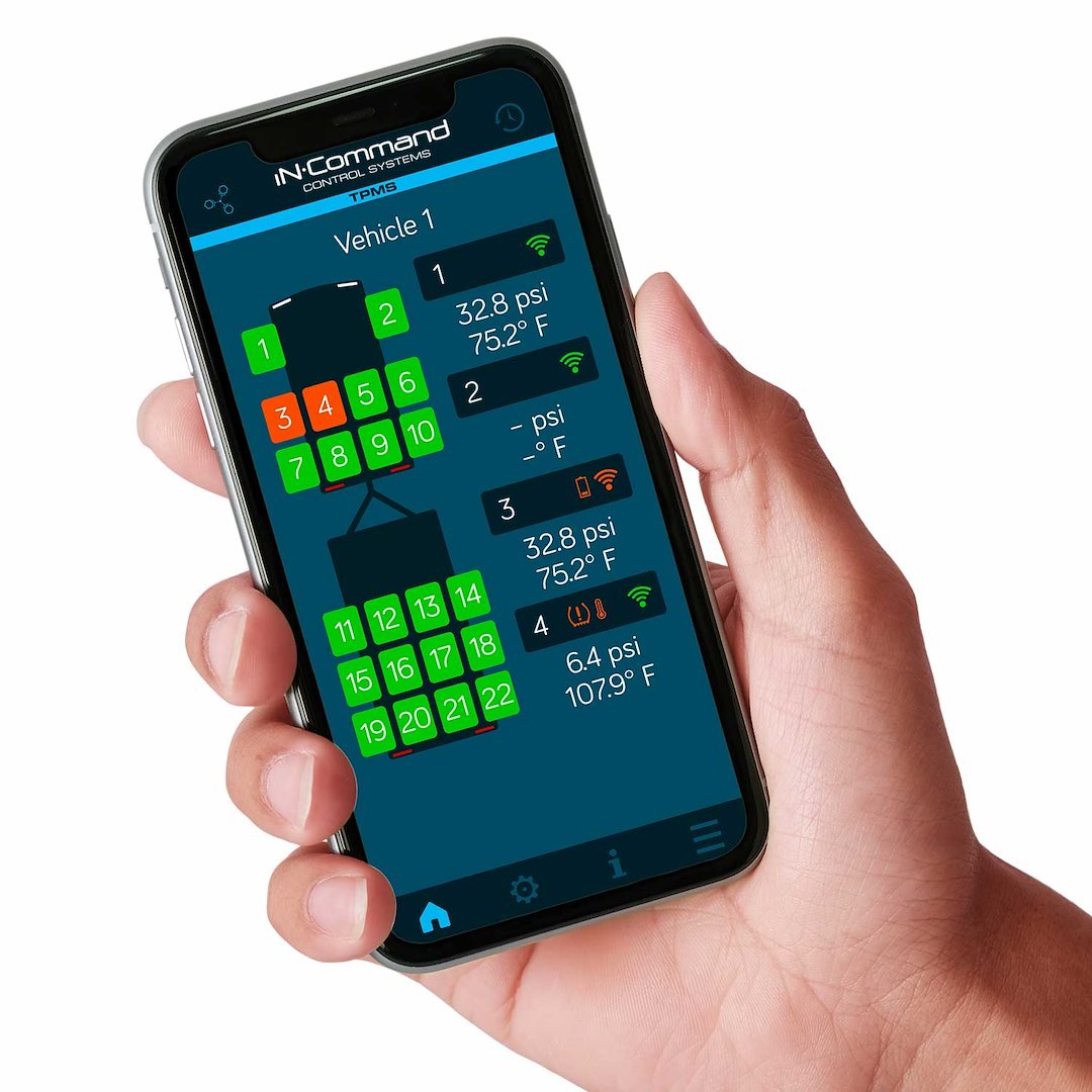 Asa Tire Pressure Monitoring System – TPMS, IN-Command®, Universal, 4 Sensor, App Ready Display, With Visual Alerts – NCTP100