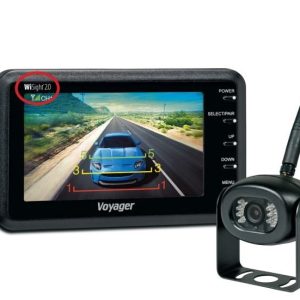 Asa Backup Camera, Voyager® Wisight® 2.0, Rear End Mount, 4.3 Inch Lcd Color Monitor, Integrated Microphone, Wide Viewing Angle – WVSXS43