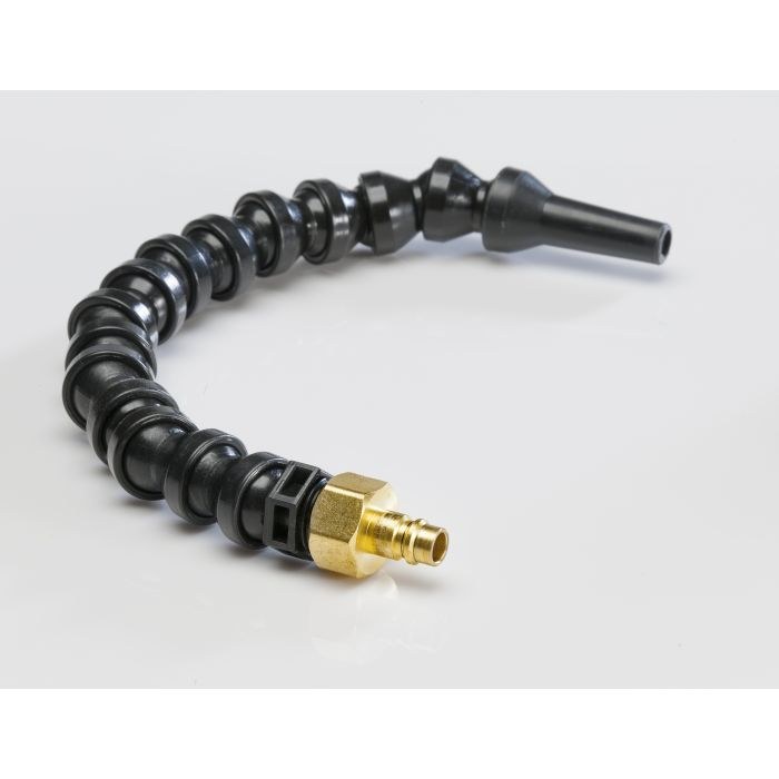 Empire Fauce Exterior Spray Port Quick Connect Spout, Use with Quick Disconnect Valve, 14 Inch Flexible Spout, Black – CRD- FLEX-SPT-BLK