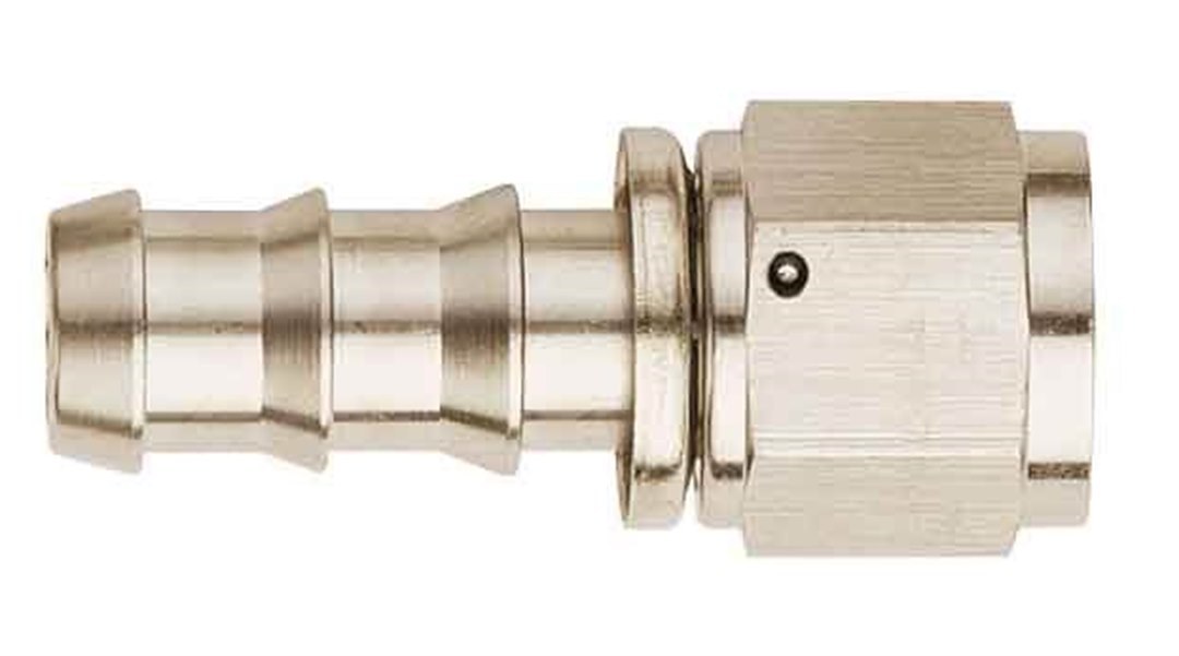 Aeroquip Hose End Fitting, -8 AN Hose, Straight, Nickel Plated, Single – FBE1513