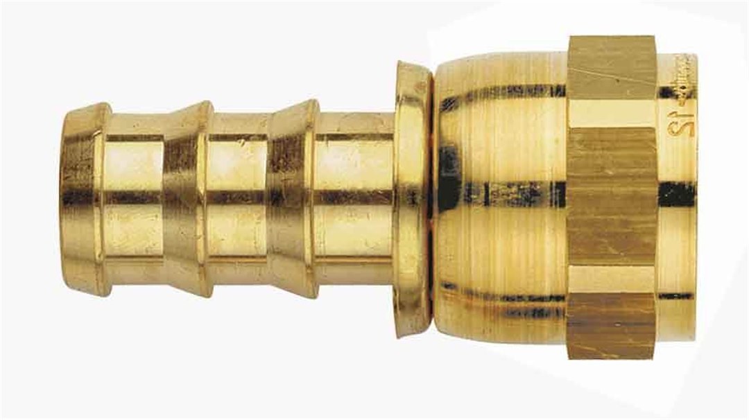 Aeroquip Hose End Fitting, -8 AN Hose, Straight, Brass, Single – FBM1233