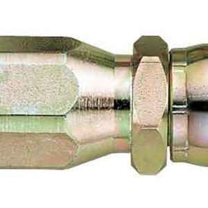 Aeroquip Hose End Fitting- Power Steering, -10 AN Hose, 7/8 Inch-14 Female Threads, Straight, Steel, Single – FBM1307
