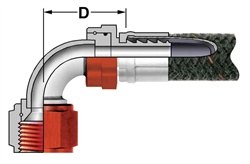 Aeroquip Power Steering Hose, Aqp ®, High Pressure Hose, -10 AN, 10 Feet Length, 1750 Pounds Per Square Inch Maximum Pressure – FCG1010