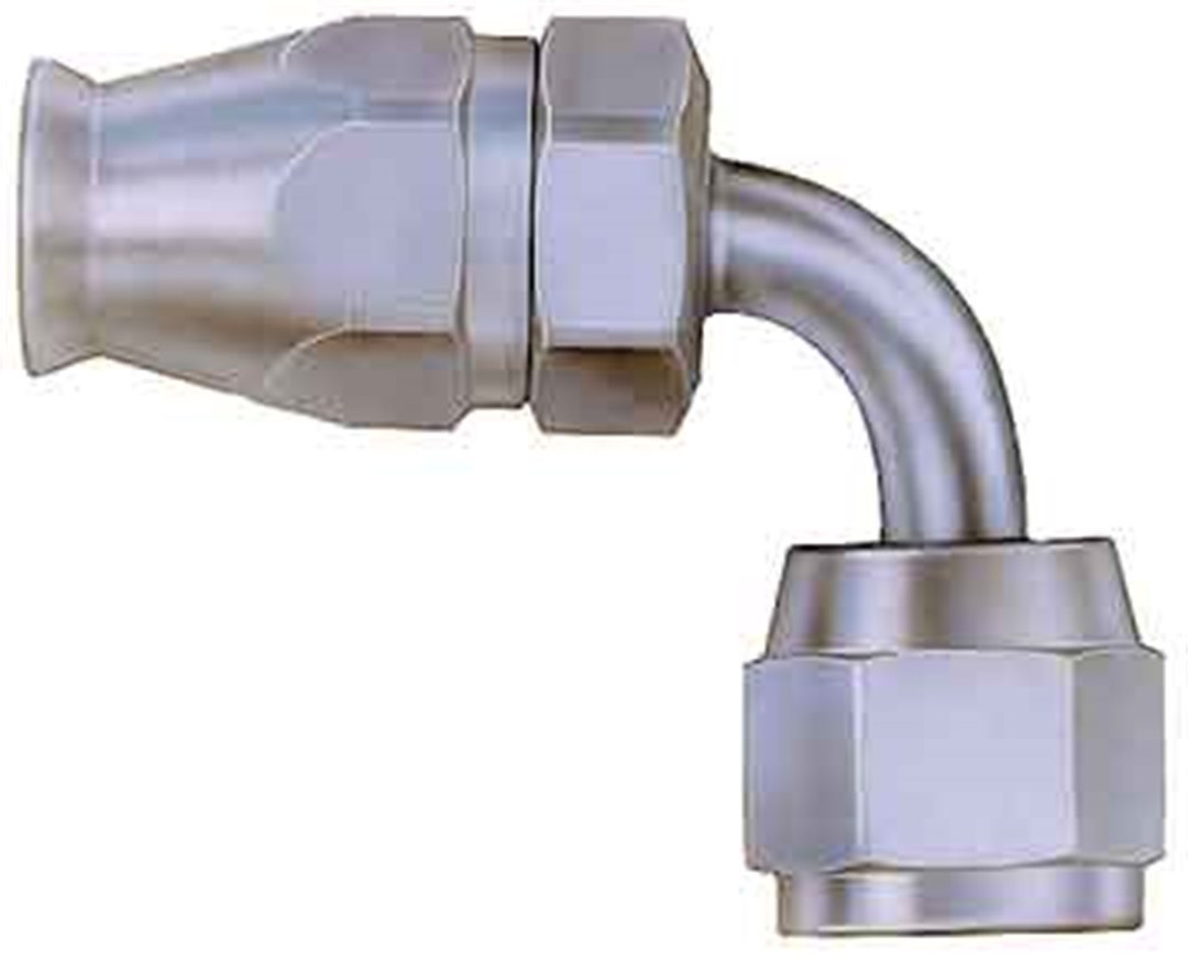 Aeroquip Hose End Fitting, -8 AN Hose, 90 Degree Elbow, Steel, Single – FCM1123