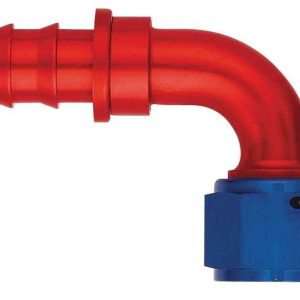 Aeroquip Hose End Fitting, -12 AN Hose, 90 Degree Elbow, Aluminum, Single – FCM1535
