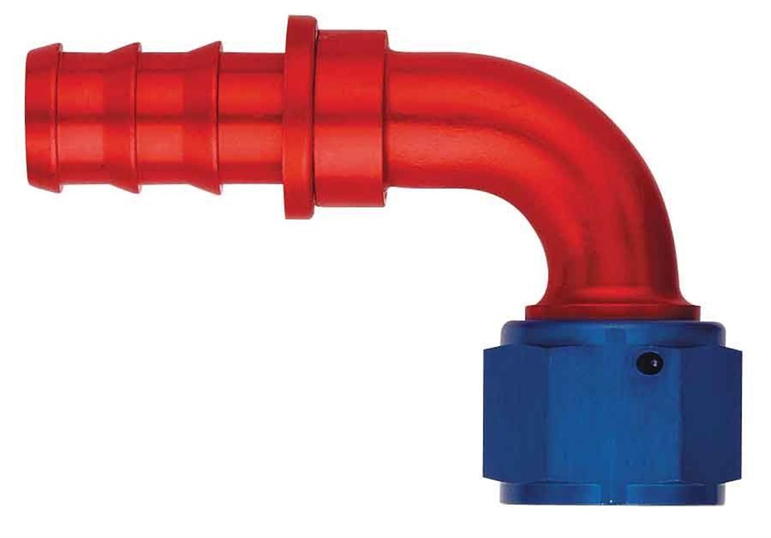 Aeroquip Hose End Fitting, -12 AN Hose, 90 Degree Elbow, Aluminum, Single – FCM1535