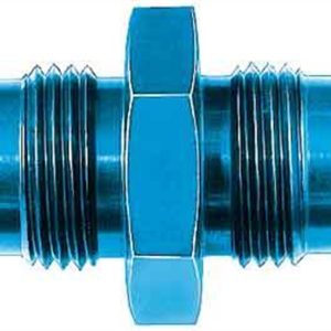 Aeroquip Coupler Fitting, -8 AN Male, Straight, Aluminum, Blue, Single – FCM2053