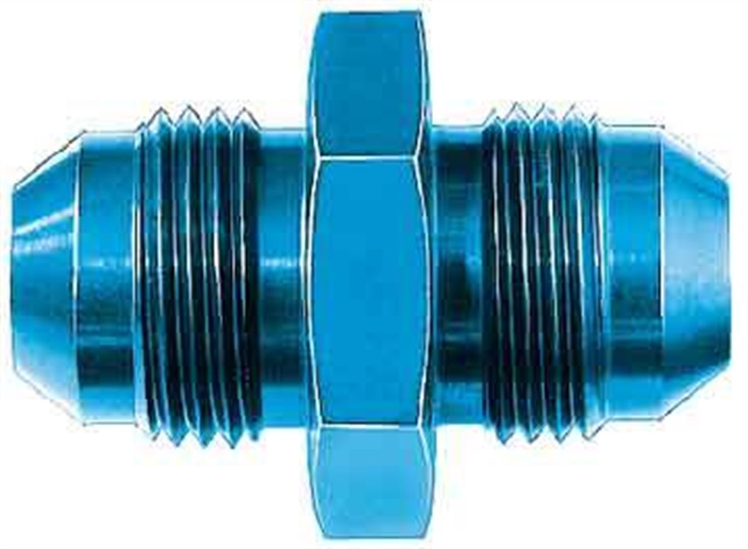 Aeroquip Coupler Fitting, -16 AN Male, Straight, Aluminum, Blue, Single – FCM2056