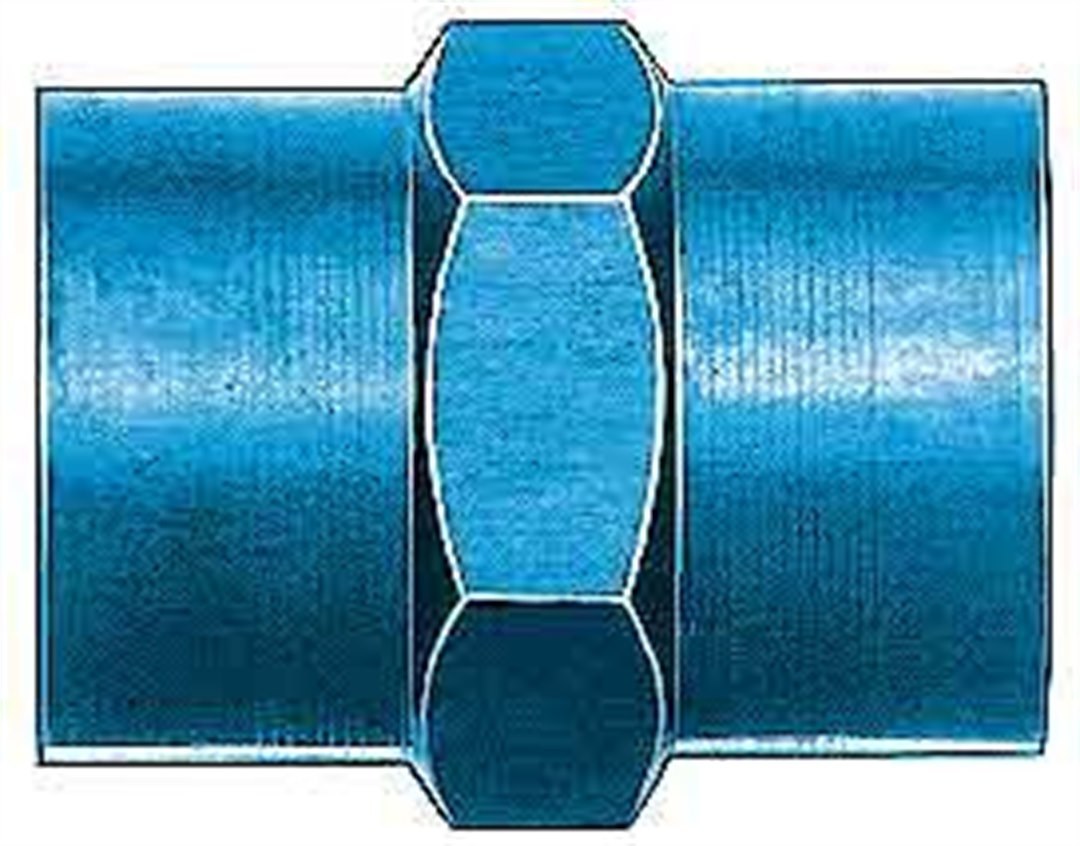 Aeroquip Coupler Fitting, 1/8 Inch Pipe Thread, Straight, Aluminum, Blue – FCM2129