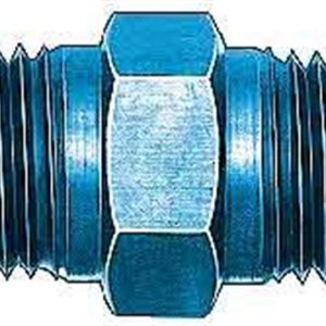 Aeroquip Coupler Fitting, 1/8 Inch Pipe Thread, Straight, Aluminum, Blue, Single – FCM2132