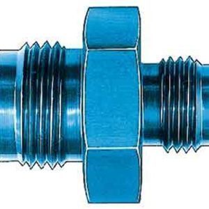Aeroquip Adapter Fitting, -10 AN Male to -6 AN Male, Anodized, Blue, Aluminum – FCM2162