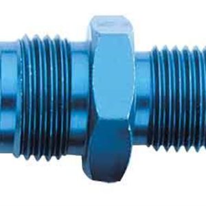 Aeroquip Adapter Fitting, -8 AN Male to 16 Millimeter X 1.5, Anodized, Blue, Aluminum – FCM2243