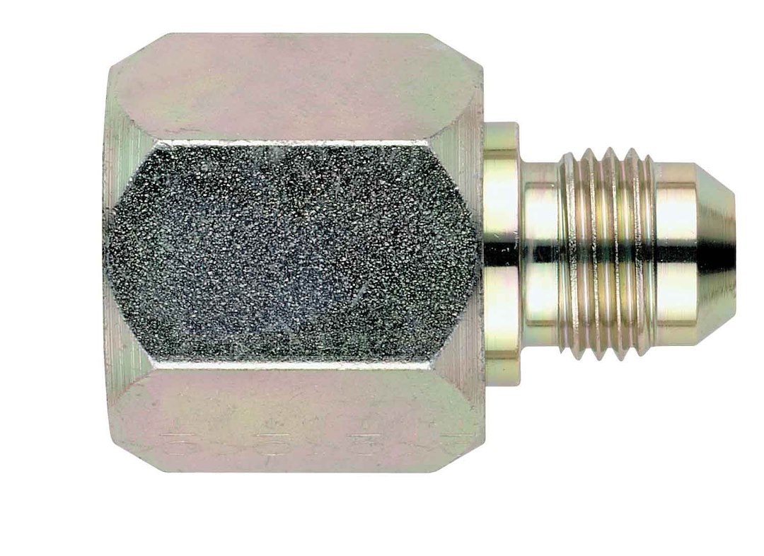 Aeroquip Adapter Fitting, -10 AN Female to -6 AN Male, Steel – FCM2411