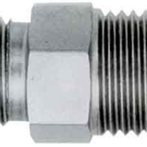 Aeroquip Power Steering Hose Adapter Fitting, -6 AN Male to M16 X 1.5 Male Thread, Steel – FCM2608