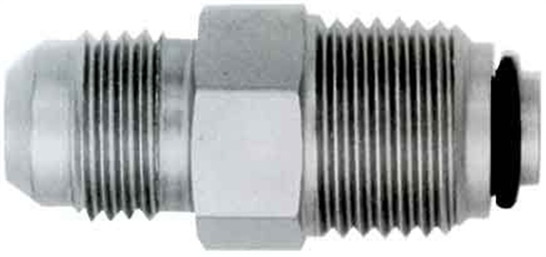 Aeroquip Power Steering Hose Adapter Fitting, -6 AN Male to M16 X 1.5 Male Thread, Steel – FCM2608