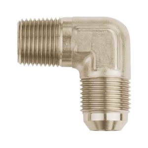 Aeroquip Adapter Fitting, 90 Degree -6 AN Male to 1/2 Inch Pipe Thread, Steel – FCM2625