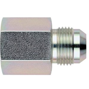 Aeroquip Adapter Fitting, 1/8 Inch Female Pipe Thread to -3 AN Male, Steel – FCM2719