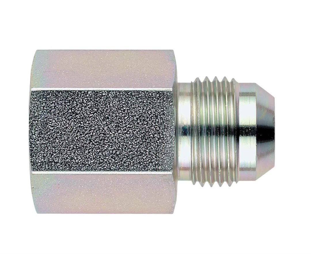 Aeroquip Adapter Fitting, 1/8 Inch Female Pipe Thread to -3 AN Male, Steel – FCM2719