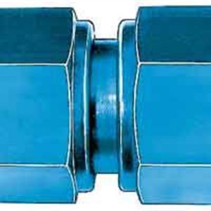 Aeroquip Coupler Fitting, -4 AN Female, Swivel, Aluminum, Blue, Single – FCM2914