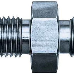 Aeroquip Adapter Fitting, -3 AN Male to 3/8 Inch – 24, Steel – FCM2928