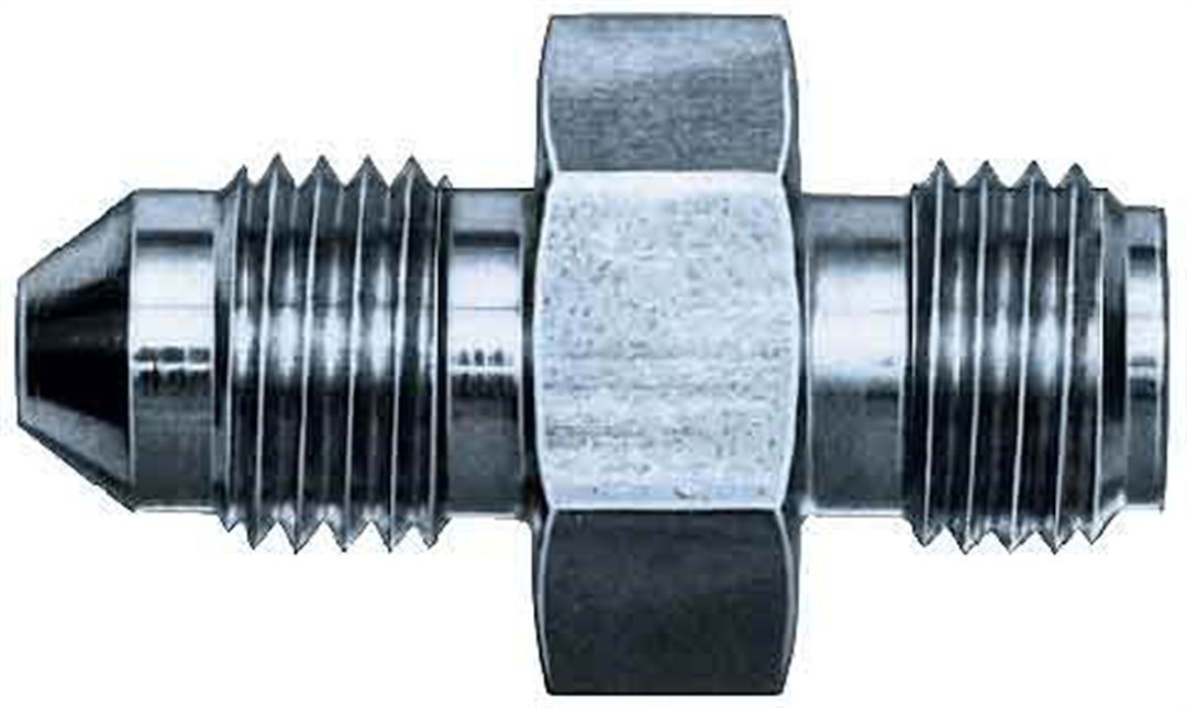 Aeroquip Adapter Fitting, -3 AN Male to 3/8 Inch – 24, Steel – FCM2928