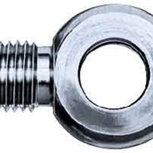Aeroquip Banjo Fitting, -3 AN Male Flare, 3/8 Inch Bolt Hole, Steel – FCM2949