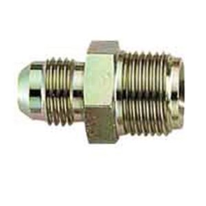 Aeroquip Power Steering Hose Adapter Fitting, -6 AN Male to 5/8 Inch-18 Male Thread, Steel – FCM2964