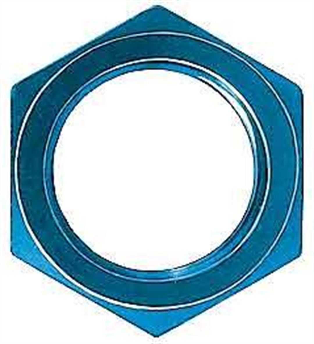 Aeroquip Tube End Fitting Nut, Locknut, -3 AN, Blue, Aluminum, Set of 2 – FCM3556