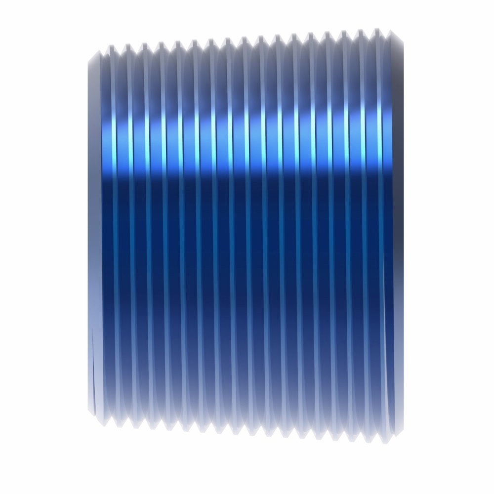 Aeroquip Pipe Plug Fitting, Allen Head, 1/4 Inch Thread, Anodized, Blue, Set of 2 – FCM3686
