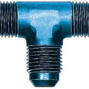Aeroquip Coupler Fitting, -6 AN Male, Union Tee, Aluminum, Black, Single – FCM5062