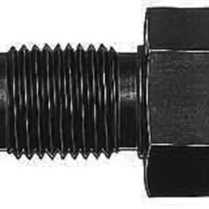 Aeroquip Coupler Fitting, -6 AN Male, Bulkhead Union, Aluminum, Black, Single – FCM5072
