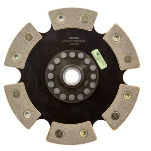 Act Clutch Disc, Race, Single Disc, 6 Paddle Design, 8.35 Inch Diameter, 7/8 Inch X 20 Spline Input Shaft, Rigid Hub – 6212004