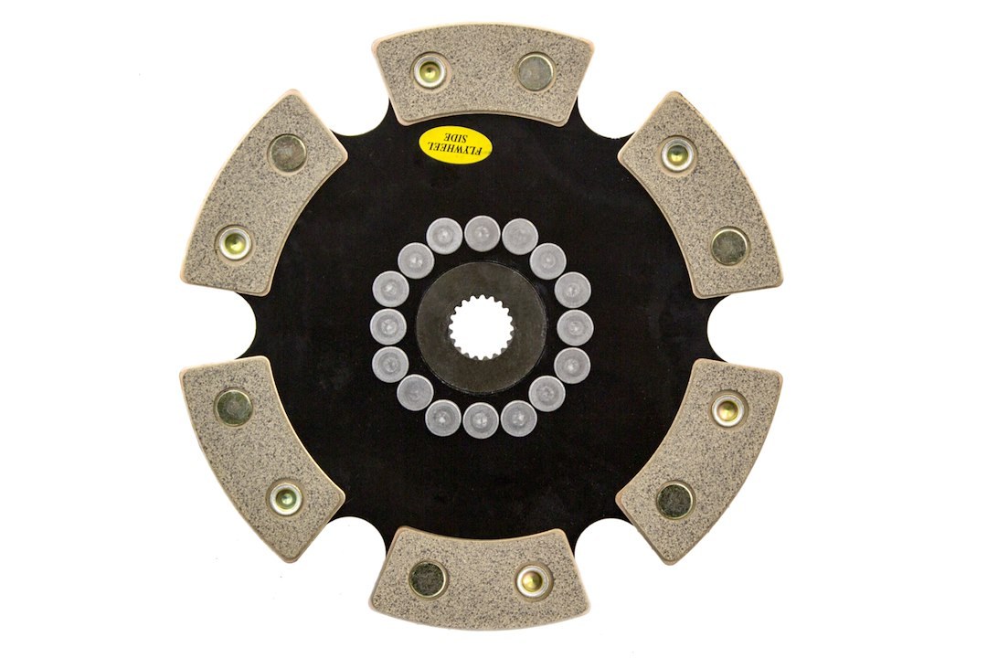 Act Clutch Disc, Race, Single Disc, 6 Paddle Design, 8.35 Inch Diameter, 7/8 Inch X 20 Spline Input Shaft, Rigid Hub – 6212004