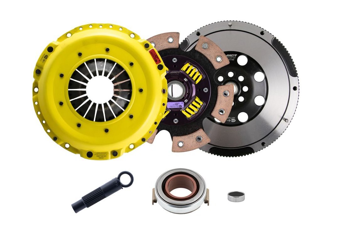 Act Clutch Set, Heavy Duty/ Race, 9.4 Inch Clutch Diameter, 1-1/3 Inch X 24 Spline, Ceramic Friction Material, Sprung Hub, 6 Paddle Design – HC10-HDG6