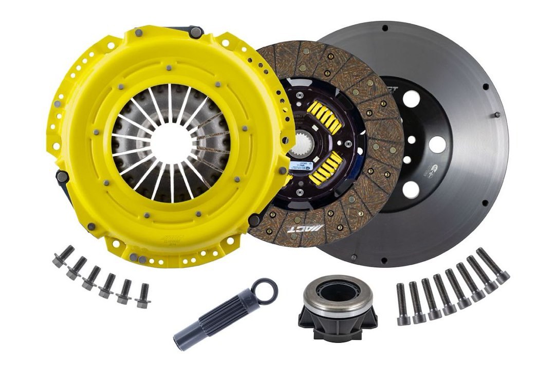 Act Clutch Set, HD-O/Perf Street Sprung, 11 Inch Clutch Diameter, 1-1/8 Inch X 21 Spline Input Shaft, Diaphragm, Heavy Duty Pressure Plate – JP5-HDSS