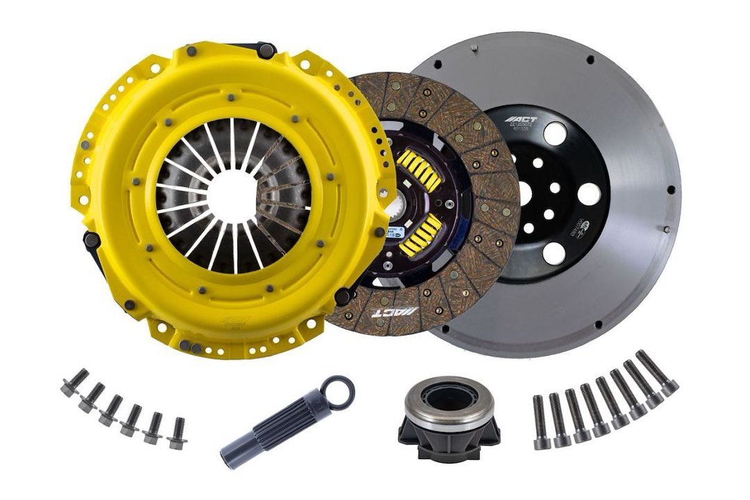 Act Clutch Set, HD-O/Perf Street Sprung, 11 Inch Clutch Diameter, 1-1/8 Inch X 21 Spline Input Shaft, Diaphragm, Heavy Duty Pressure Plate – JP6-HDSS